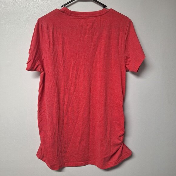 Ive Been Naughty Maternity Shirt Christmas Pregnancy Announcement Womens Large - Picture 2 of 6